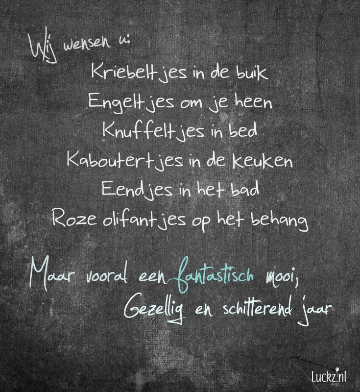 kerstwensen gezellig schitterend jaar gedicht